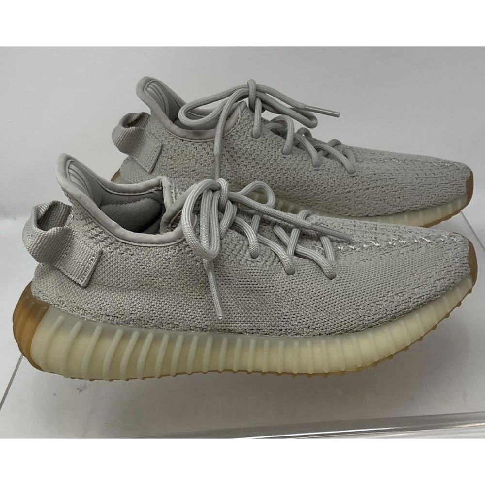 adidas Yeezy Boost 350 V2 Sesame 2018 Primeknit Gray Gum Low F99710 - Picture 4 of 8